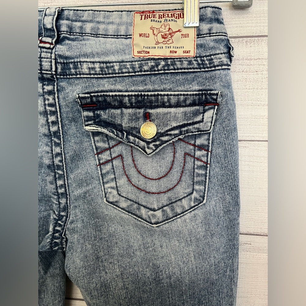 True Religion | Billie Mid Rise Straight Jeans - Picture 6 of 12